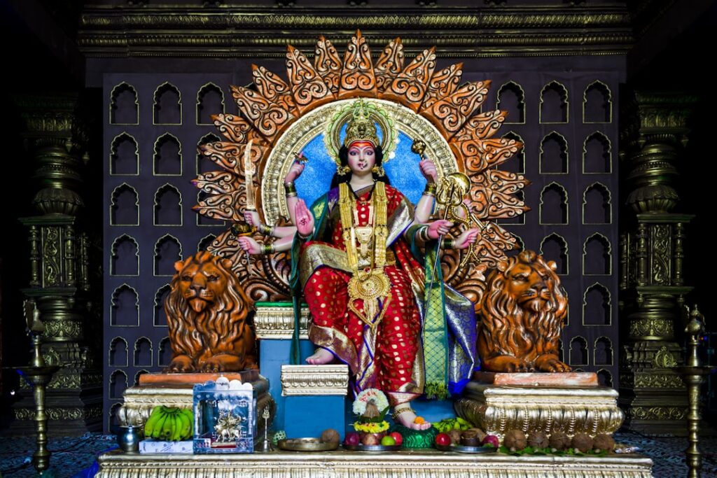 Photo Durga statue